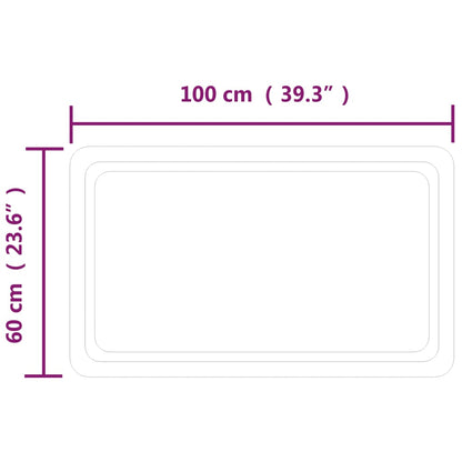 Badkamerspiegel Led 100X60 Cm