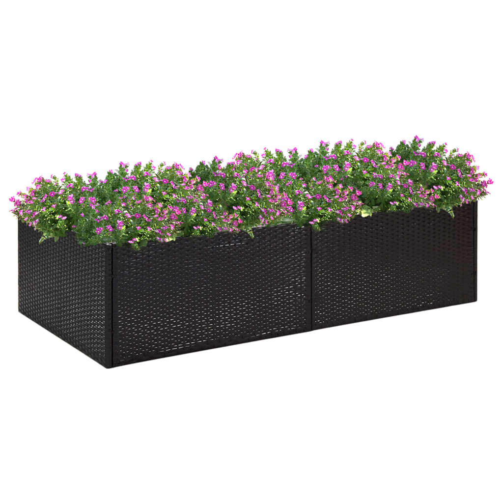 Plantenbak Poly Rattan