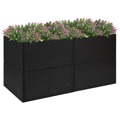 Plantenbak Poly Rattan