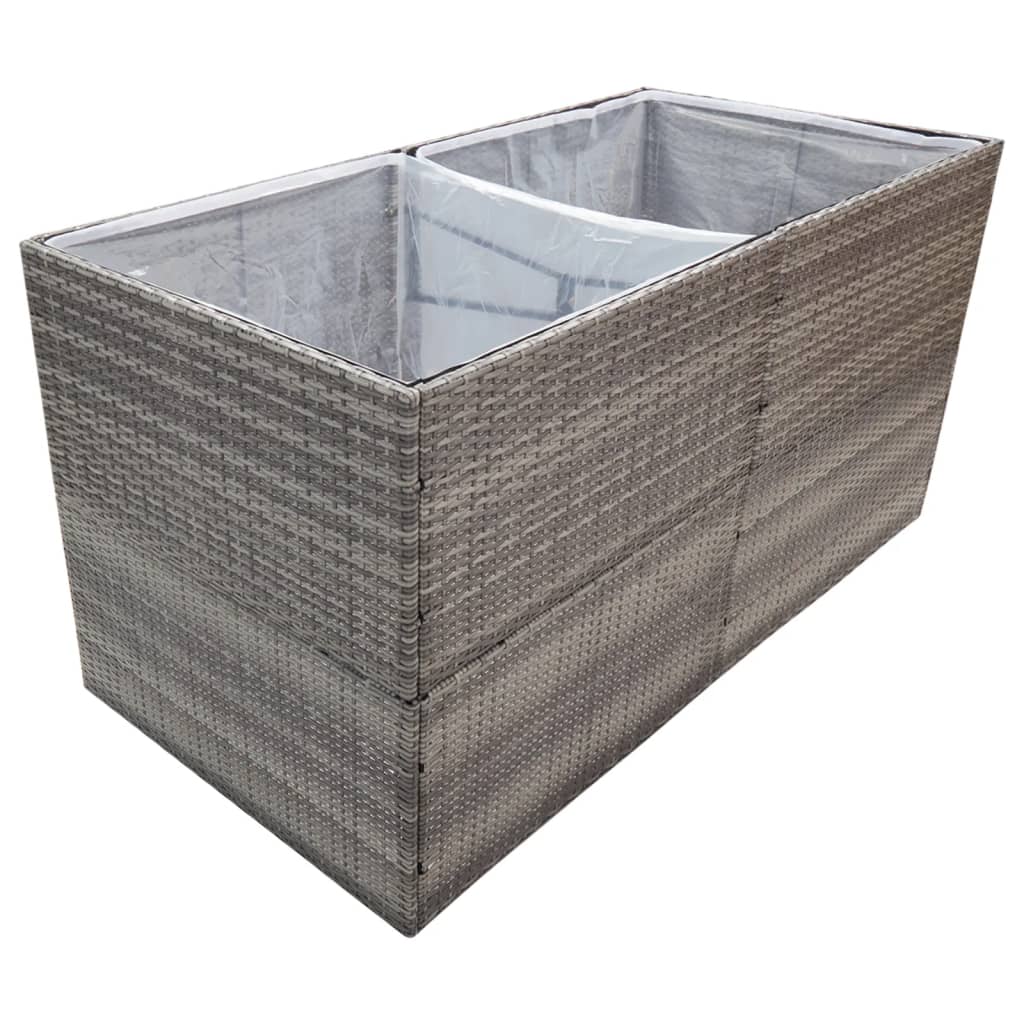 Plantenbak Poly Rattan