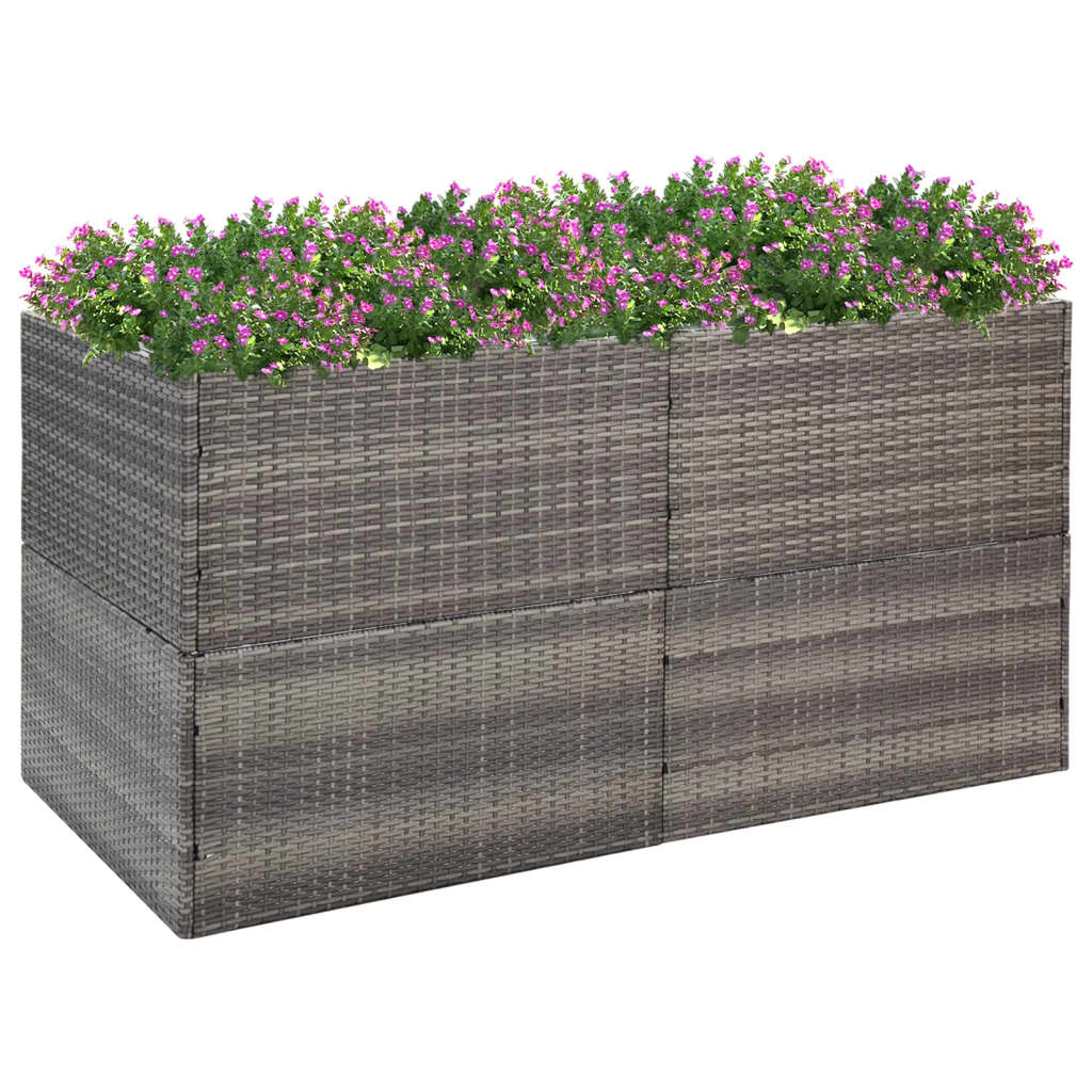 Plantenbak Poly Rattan