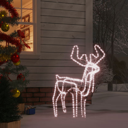 Kerstfiguur Rendier Met Bewegende Kop Warmwit