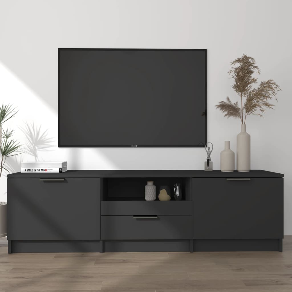 Tv-Meubel 140X35X40 Cm Bewerkt Hout Kleurig