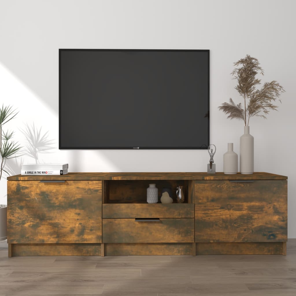 Tv-Meubel 140X35X40 Cm Bewerkt Hout Kleurig