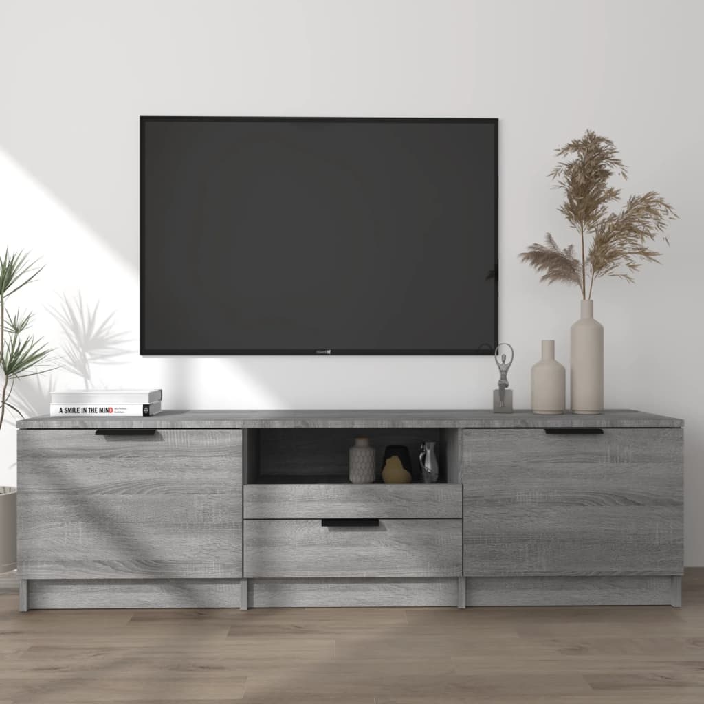 Tv-Meubel 140X35X40 Cm Bewerkt Hout Kleurig