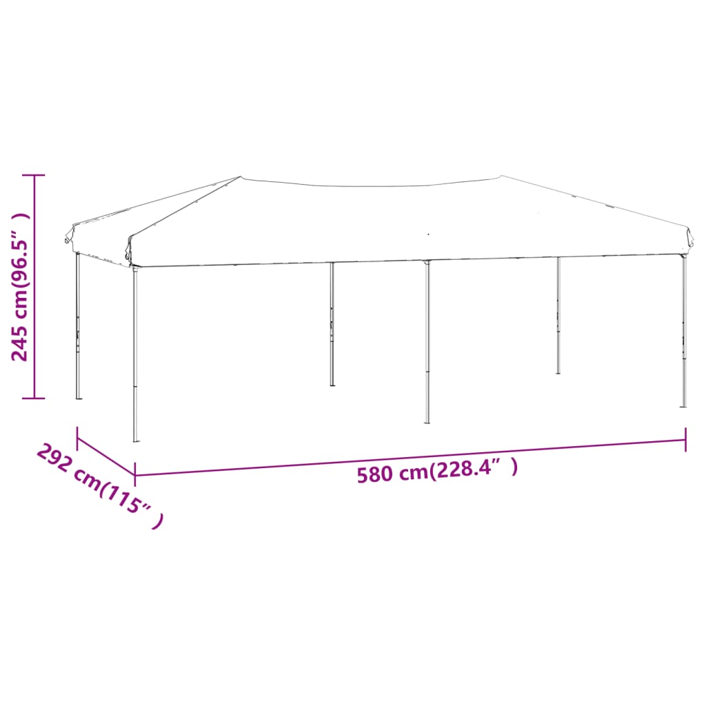 Partytent Inklapbaar Kleurig