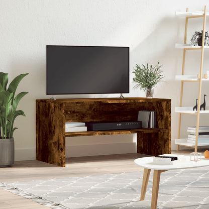 Tv-Meubel 80X40X40 Cm Bewerkt Hout Kleurig