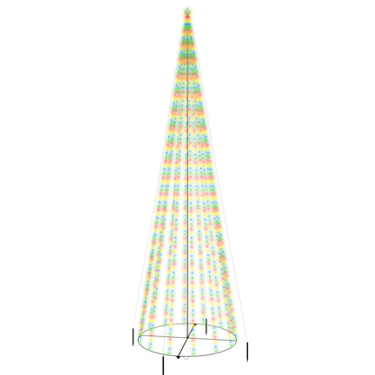 Kegelkerstboom 1134 Led's Meerkleurig 230X800 Cm