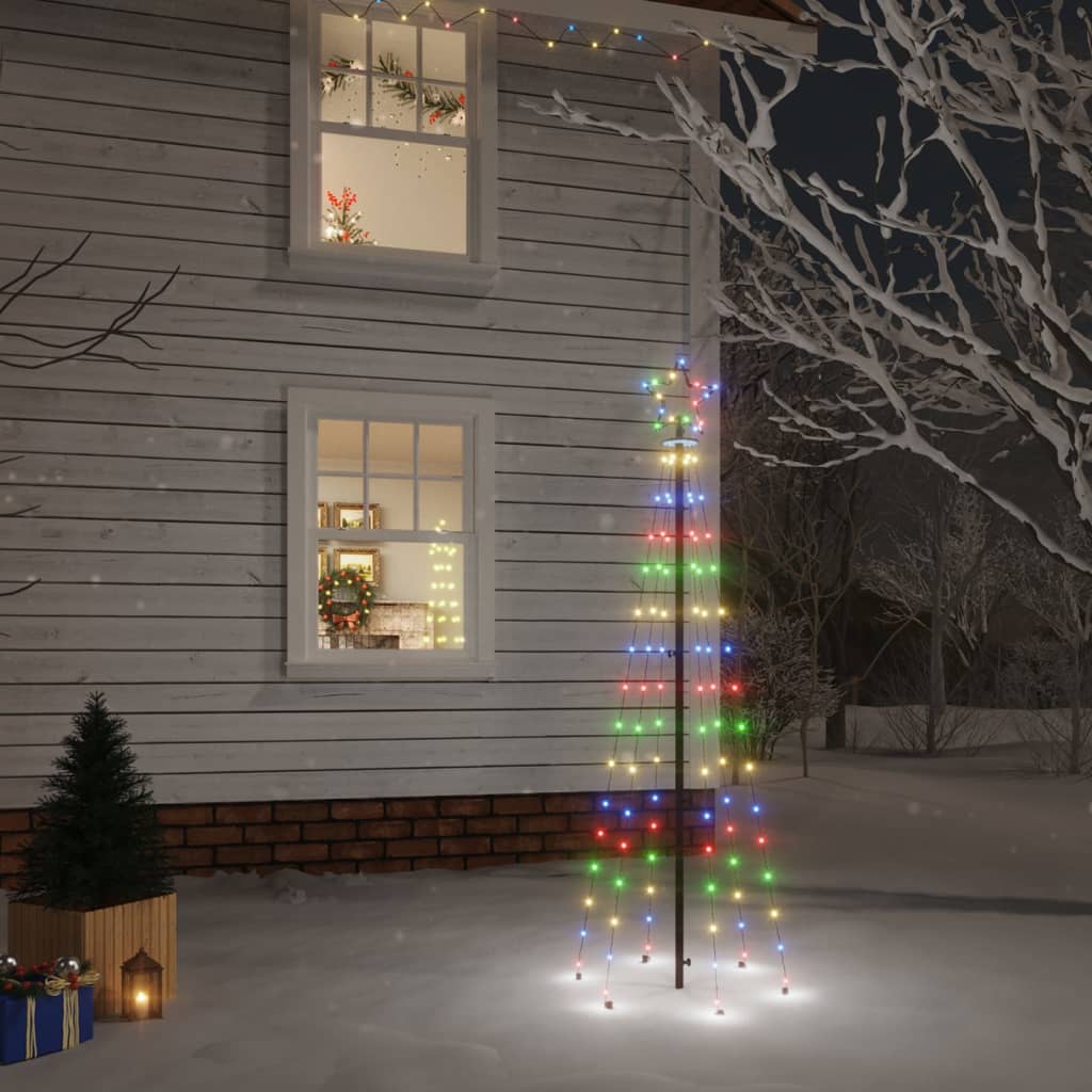 Kerstboom Met Grondpin 1134 Led's Meerkleurig 800 Cm