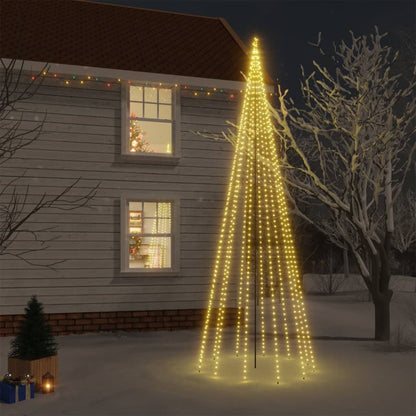 Kerstboom Met Grondpin 1134 Led's Meerkleurig 800 Cm