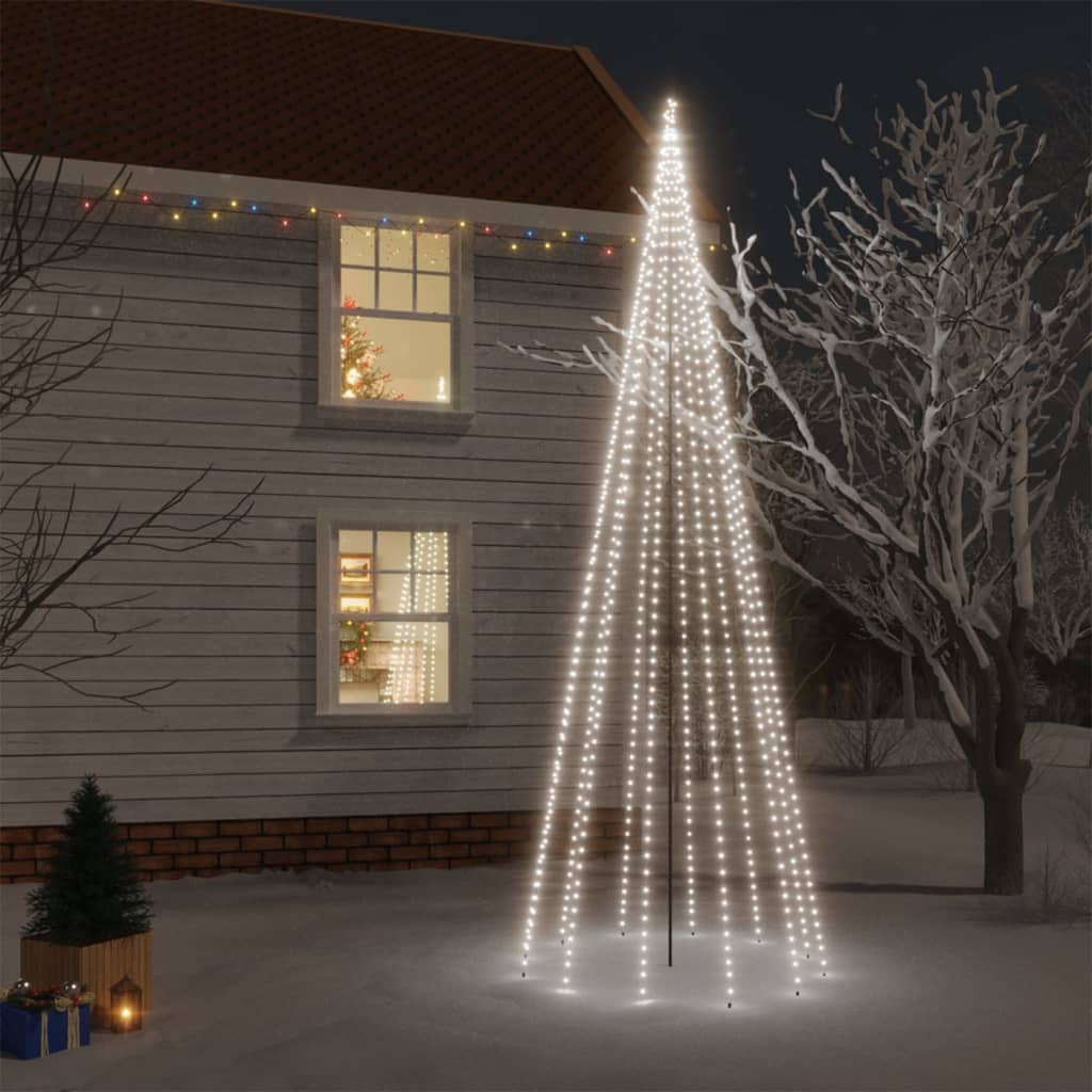 Kerstboom Met Grondpin 1134 Led's Meerkleurig 800 Cm