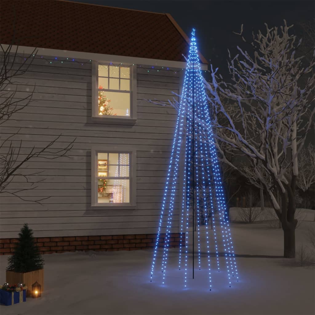 Kerstboom Met Grondpin 1134 Led's Meerkleurig 800 Cm