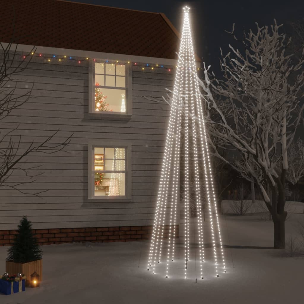 Kerstboom Met Grondpin 1134 Led's Meerkleurig 800 Cm