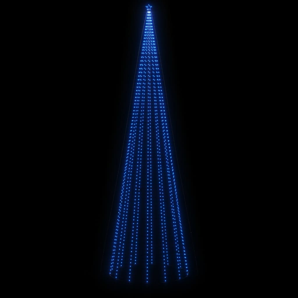Kerstboom Met Grondpin 1134 Led's 800 Cm Blauw