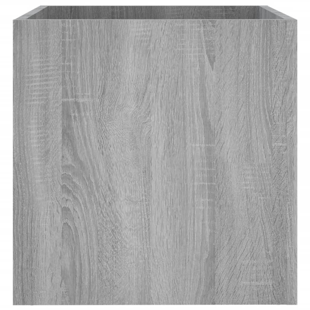 Plantenbak 40X40X40 Cm Bewerkt Hout Eiken