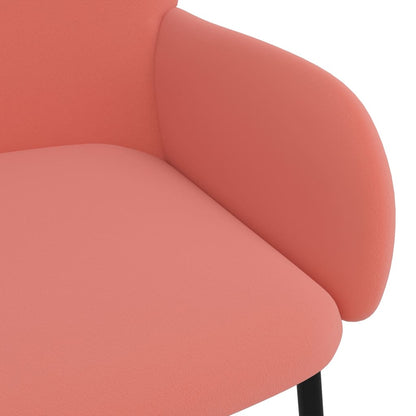 Eetkamerstoelen 2 St Fluweel Roze