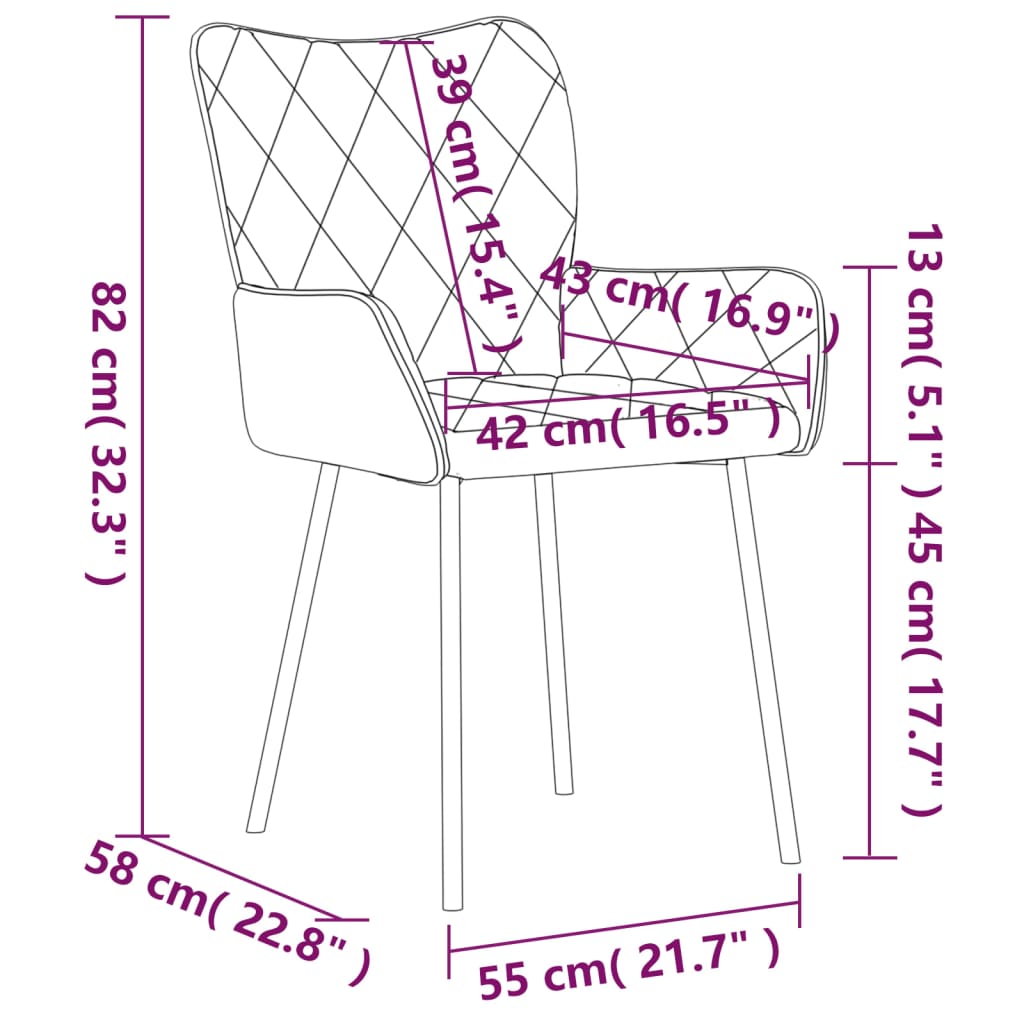 Eetkamerstoelen Stof