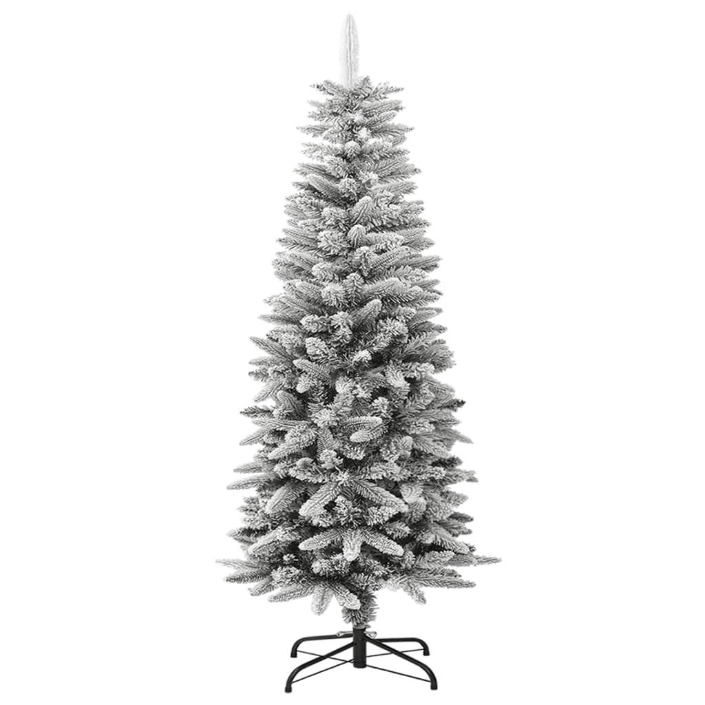 Kunstkerstboom Met Sneeuw Smal 120 Cm Pvc En Pe