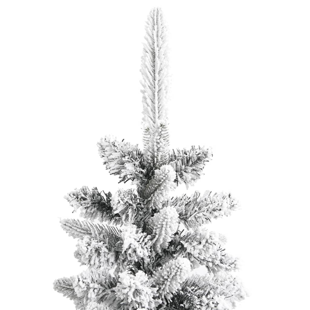 Kunstkerstboom Met Sneeuw Smal 120 Cm Pvc En Pe