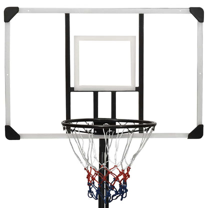 Basketbalstandaard 256-361 Cm Polycarbonaat Transparant