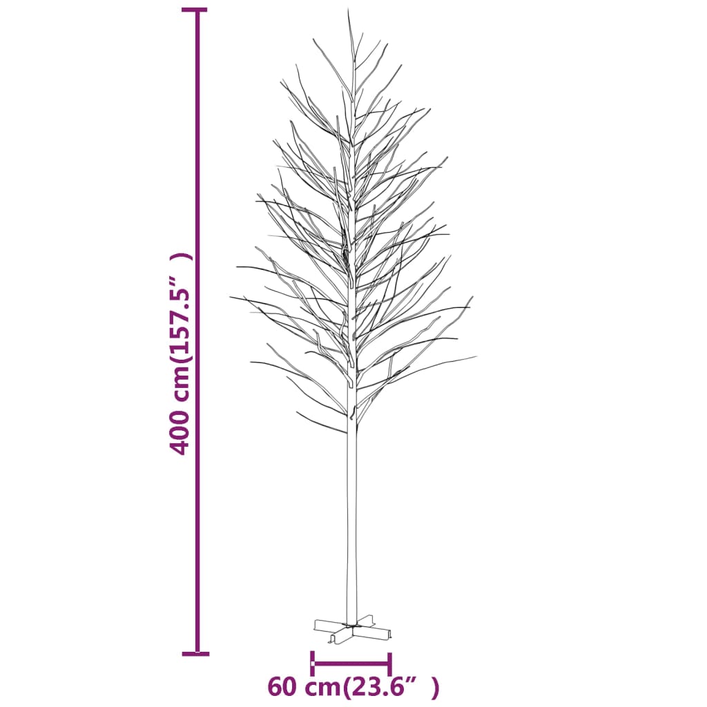 Berkenboom Led 672 Led's Warmwit Wit