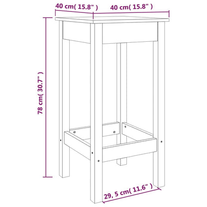 Barstoelen Massief Grenenhout