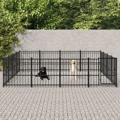 Hondenkennel Voor Buiten 84,68 M² Staal