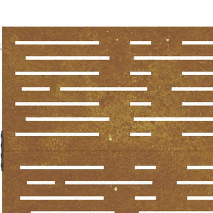 Poort Vierkant Cortenstaal