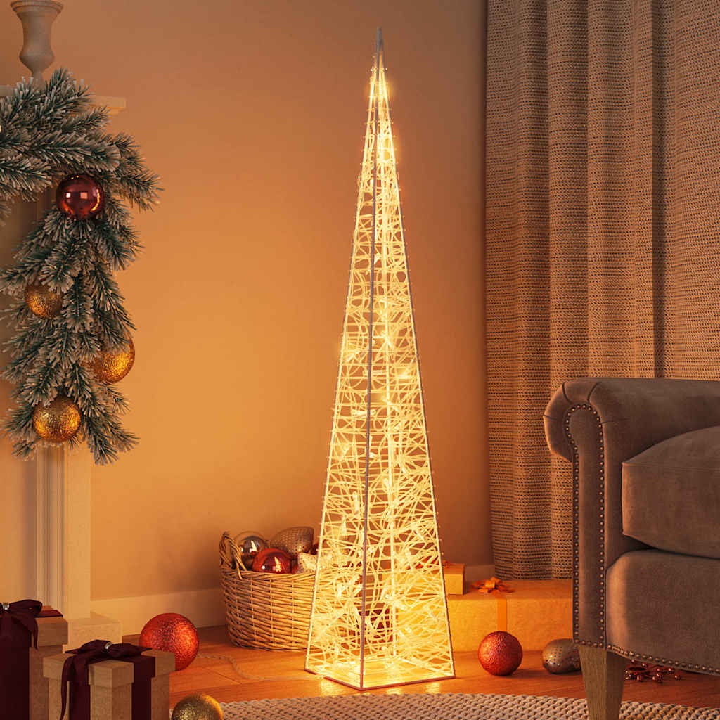 Kerstverlichtingskegel Met 30 Te Led's Acryl