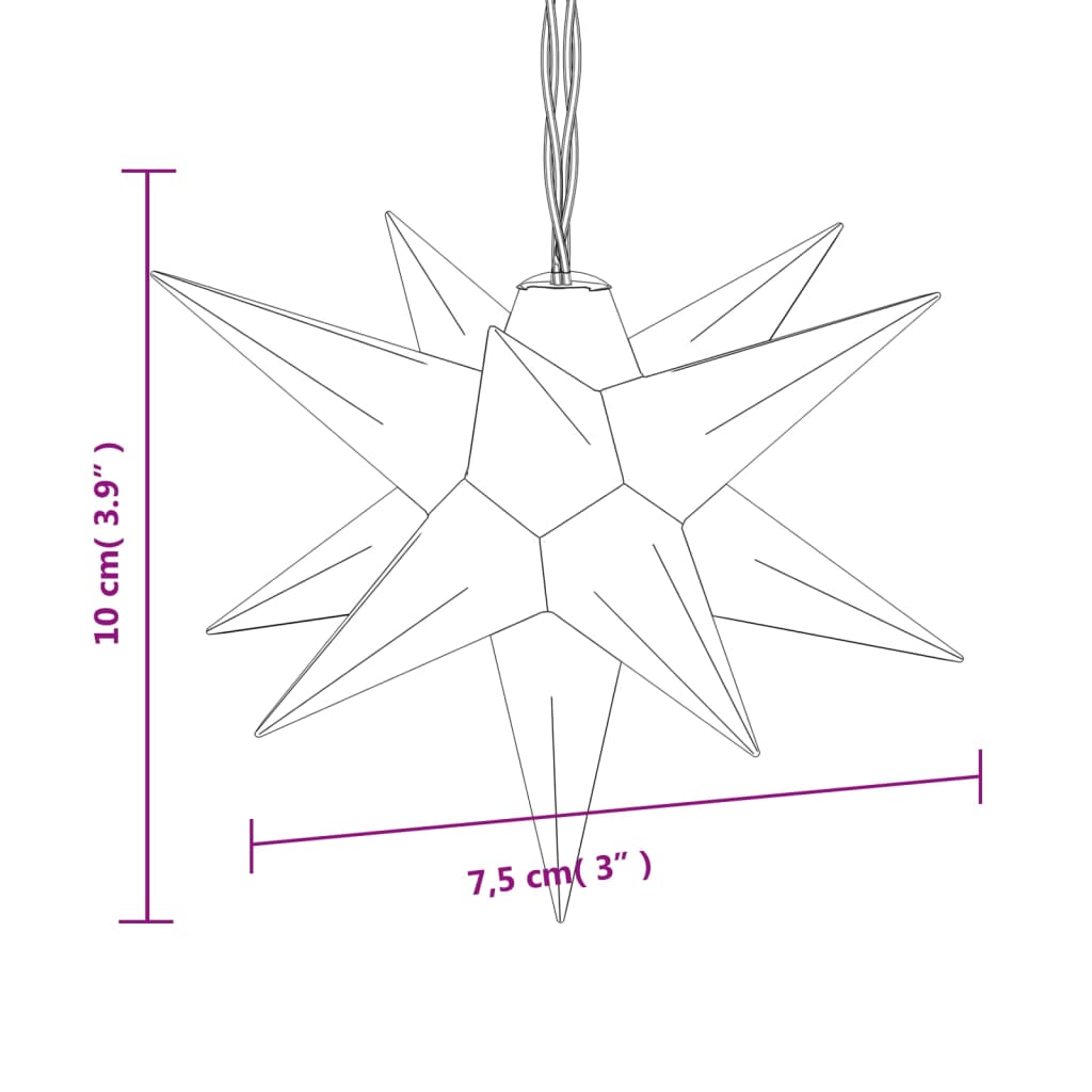 Kerstlamp 10 Led's 10 Cm