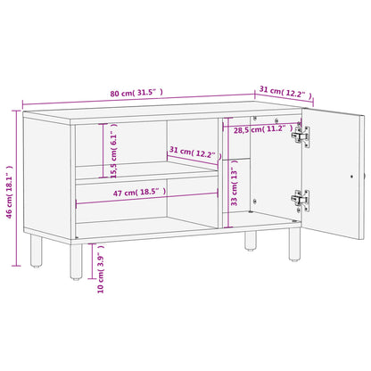 Tv-Meubel 80X31X46 Cm