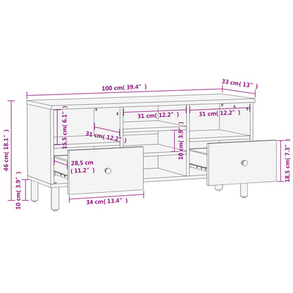 Tv-Meubel 100X33X46 Cm