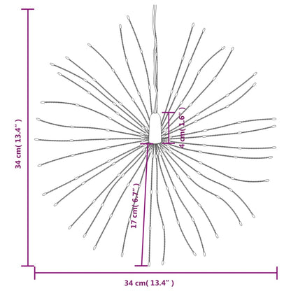 Kerstverlichting Vuurwerk 140 Te Led's 17 Cm