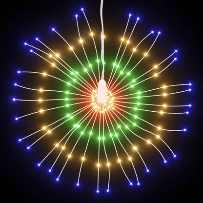 Kerstverlichting Vuurwerk 140 Meerkleurige Led's 17 Cm