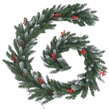 4-Delige Kerstdeurdecoratieset Pvc