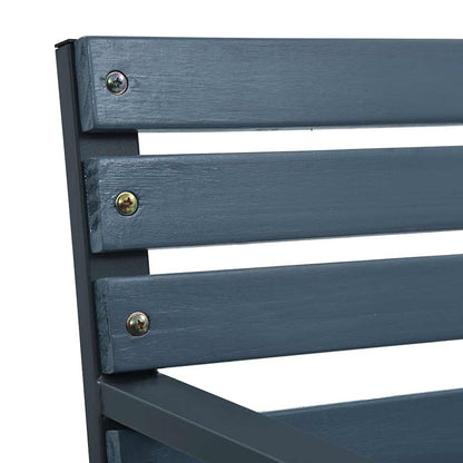 Tuinstoelen Massief Vurenhout En Gepoedercoat Staal