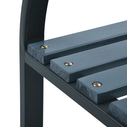 Tuinstoelen Massief Vurenhout En Gepoedercoat Staal