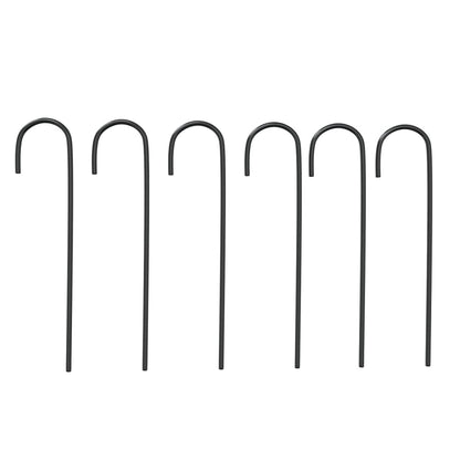 Tuinboog Ø180X255 Cm Staal Zwart Wit