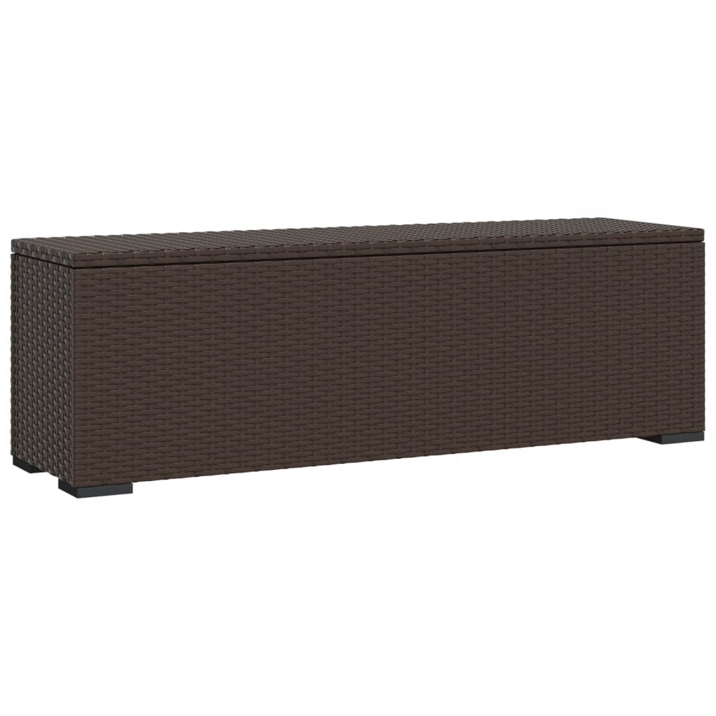 Hocker Met Kussen 110X30X40 Cm Poly Rattan