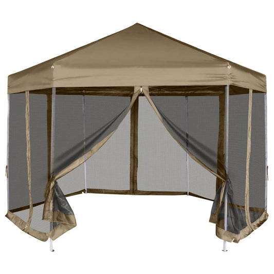 Partytent Met Wanden Zeshoekig 3,6X3,1 M 220 G/M²