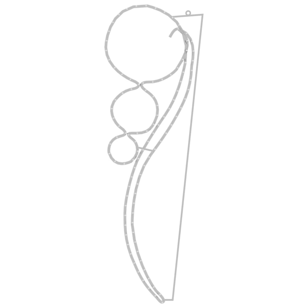 Lichtkabels Balvormig 115,5X35X4,5 Cm Warmwit