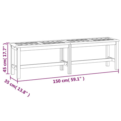 Tuinbank 50 Cm Massief Acaciahout