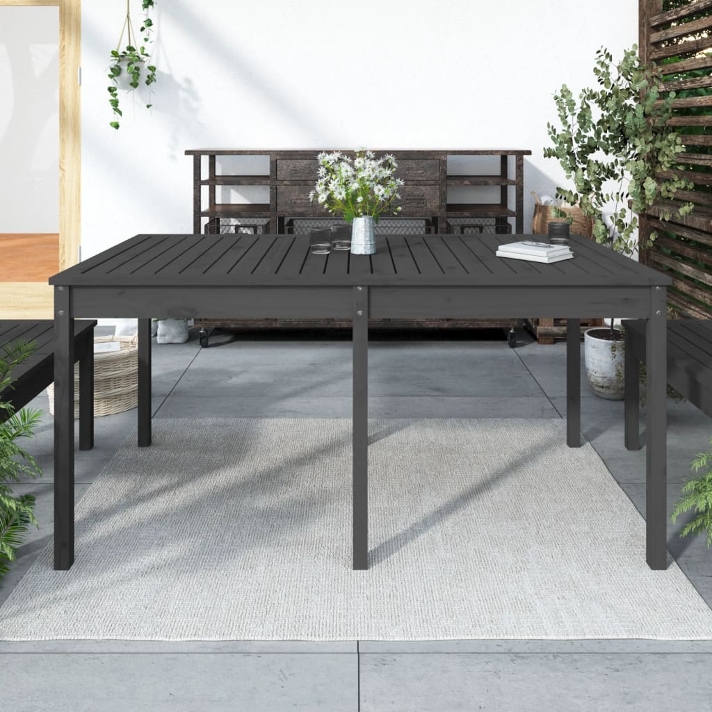 Tuintafel 121X82,5X76 Cm Massief Grenenhout Honingbruin
