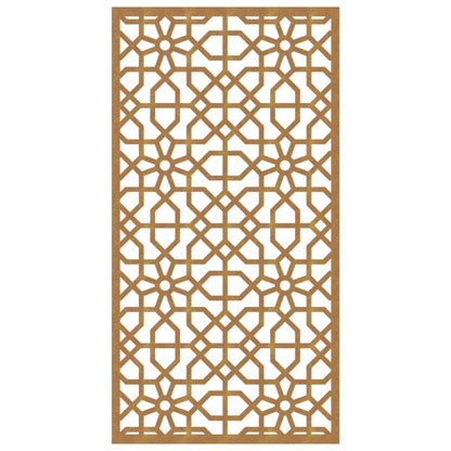 Wanddecoratie Tuin Moors Ontwerp 105X55 Cm Cortenstaal