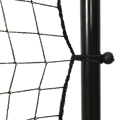 Voetbal Rebounder 366X90X183 Cm Hdpe Zwart