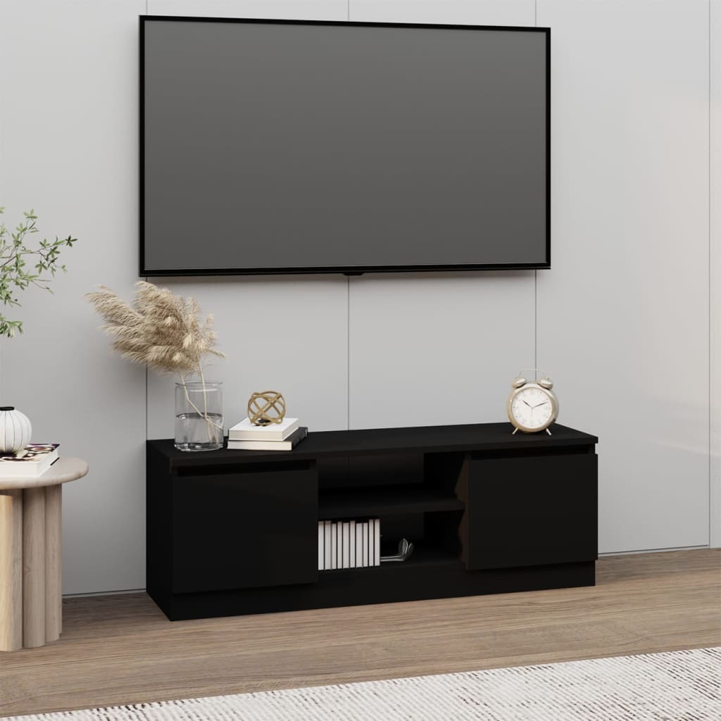 Tv-Meubel 102X30X36 Cm Bewerkt Hout Kleurig