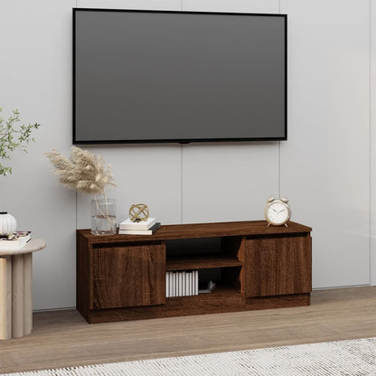 Tv-Meubel 102X30X36 Cm Bewerkt Hout Kleurig