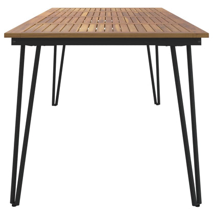 Tuintafel Met Haarspeldpoten Massief Acaciahout
