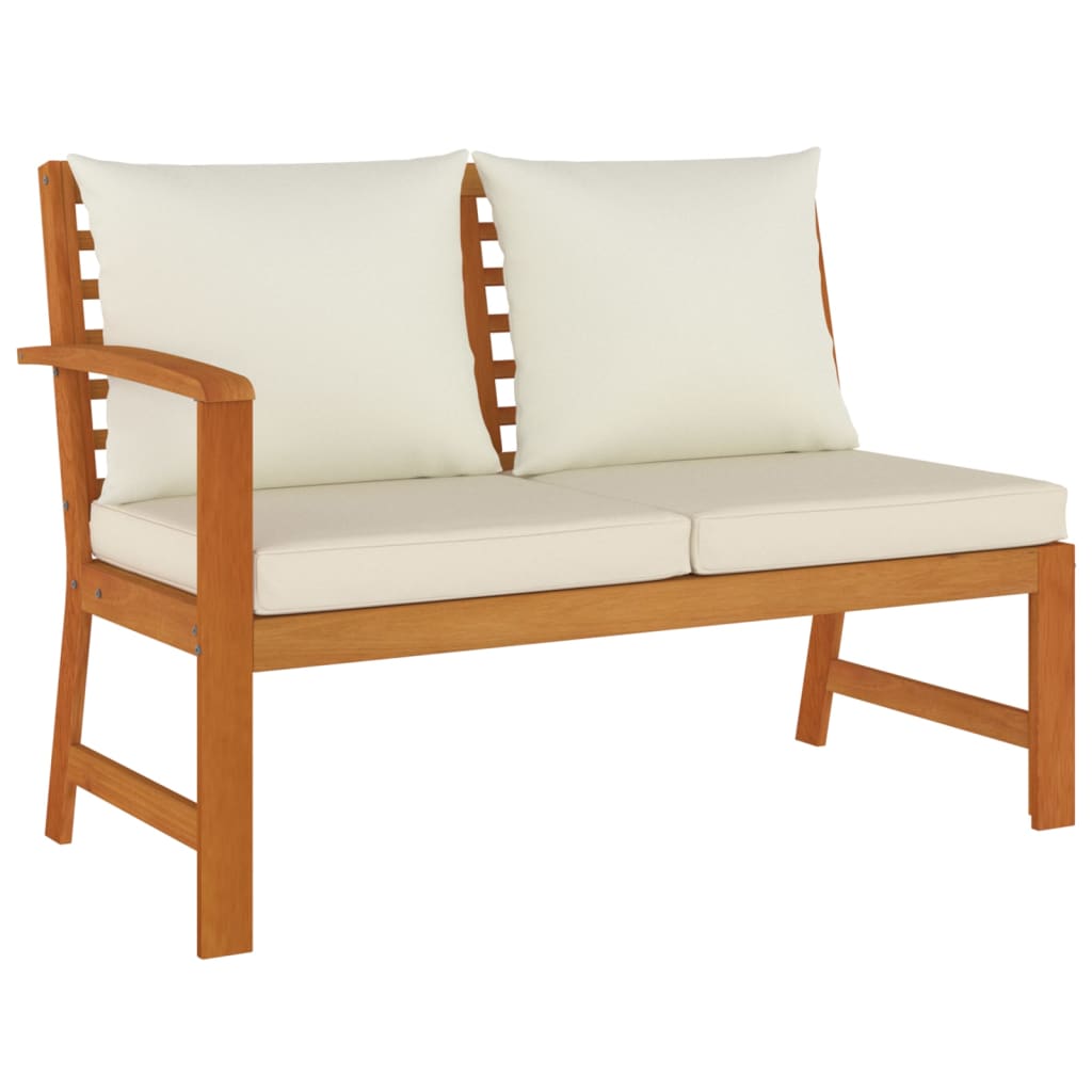 6-Delige Tuinset Met Kussens Massief Acaciahout