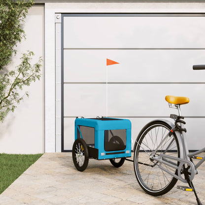 Hondenfietstrailer Oxford Stof En Ijzer Oranje En Zwart